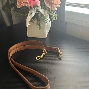 Elegant Brown Leather bag strap replacement